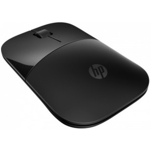 HP Z3700 Wireless Mouse (Black), Slim Style, 1.200 DPI Optical Sensors,  2.4GHz Wireless Connection, 16 Months of Life on a Single AA Battery, Blue LED Technology.