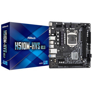 Материнская плата ASRock H510M-HVS R2.0  mATX, S1200, Intel® H510