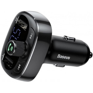 Baseus FM Modulator with Car Charger S-09A, Black