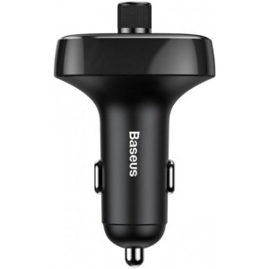 Baseus FM Modulator with Car Charger S-09A, Black