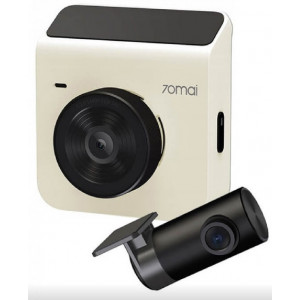 Xiaomi 70mai A400 Dash Cam with RC09 Rear cam, Ivory