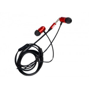 XO earphones, EP5 stereo earphone, Red