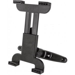 Trust Thano Tablet Headrest Car Holder, Adjustable fixing clamp firmly holds tablets up to 195mm wide (7-11")