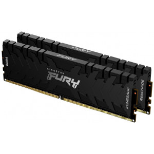 64GB (Kit of 2*32GB) DDR4-3200 Kingston FURY® Renegade DDR4, PC25600, CL16, 1.35V, BLACK Large heat spreader, Intel XMP Ready (Extreme Memory Profiles)
