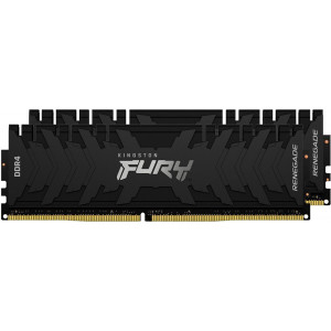 64GB (Kit of 2*32GB) DDR4-3600  Kingston FURY® Renegade DDR4, PC28800, CL18, 1.35V, BLACK Large heat spreader, Intel XMP Ready (Extreme Memory Profiles)