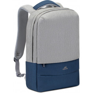 Backpack Rivacase 7562, for Laptop 15,6"" & City bags, Gray/Dark Blue