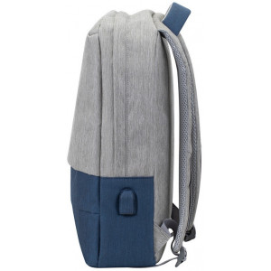 Backpack Rivacase 7562, for Laptop 15,6"" & City bags, Gray/Dark Blue