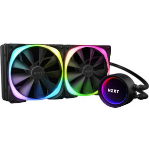 AIO Liquid Cooling NZXT Kraken X63 RGB (22-33dB, 91.19CFM, 2x140mm, 500-1500PM, RGB Fans)