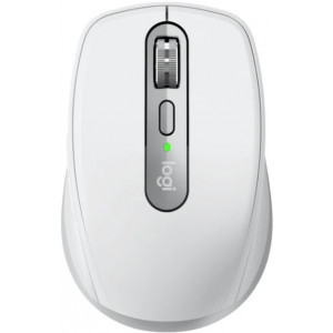Logitech Wireless Mouse MX Anywhere 3, 6 buttons, Bluetooth + 2.4GHz, Optical, 200-4000 dpi,Effortless multi-computer workflow pair up to 3 devices, Unifying receiver, Pale Grey