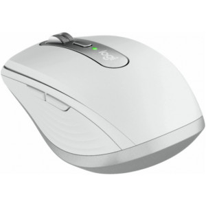 Logitech Wireless Mouse MX Anywhere 3, 6 buttons, Bluetooth + 2.4GHz, Optical, 200-4000 dpi,Effortless multi-computer workflow pair up to 3 devices, Unifying receiver, Pale Grey