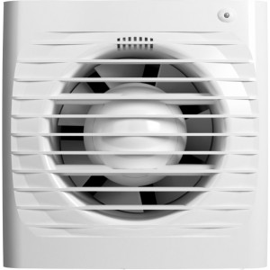 Осевой вытяжной ERA с антимаскит.сеткой и датчиком влажности  д. 125 Эра