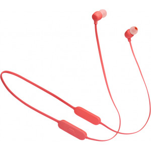  JBL Tune T125BT Red Bluetooth Wireless In-Ear Headphones, 20Hz-20kHz, 16 Ohms, 96dB, Microphone, Remote, BT5.0, 120 mAh Lithium-Ion Polymer up to 16 hours, (casti cu microfon fara fir JBL / беспроводные наушники с микрофоном JBL)