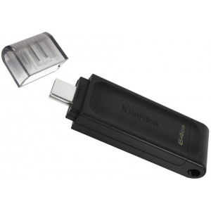  64GB USB Flash Drive Kingston DT70/64GB DataTraveler 70, USB Type-C 3.2 (memorie portabila Flash USB/внешний накопитель флеш память USB)