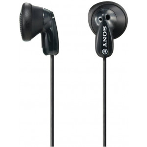 Earphones  SONY  MDR-E9LPB, 3pin 3.5mm jack L-shaped, Cable: 1.2m, Black