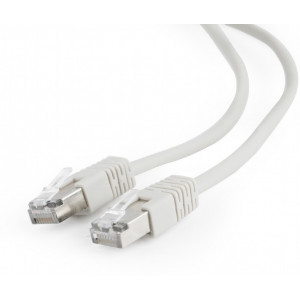  15m Gembird FTP Patch Cord  Gray, PP22-15M, Cat.5E, Cablexpert, molded strain relief 50u" plugs