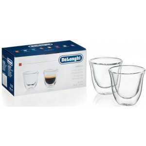 Glass cups DeLonghi 60ml 2pcs, Capacity 60 ml 2pcs. glass