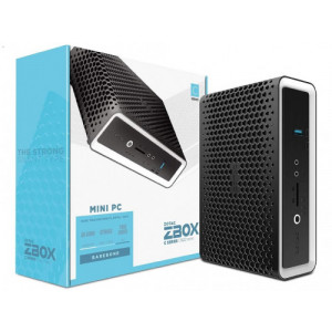 Mini PC ZOTAC ZBOX-CI622NANO-BE, Passive Cooling, Intel® Core™ i5-10210U 4C/8T 1.6-4.2GHz, 2xDDR4 SODIMM, 1x2.5" SATA, Intel UHD Graphics, 2xUSB-C 3.1, 5xUSB 3.1, 2xGbE LAN, WiFi(802.11ac)/BT5.0, HDMI, DP, Mic/Speak Out, SD CardRead, VESA Mount