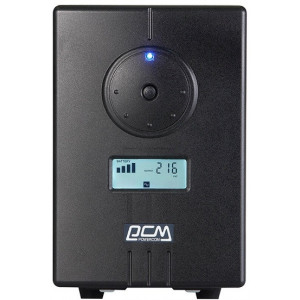 UPS PowerCom INF-500  500VA/300W,12Vdc,10A max charge curr., External Battery Only, 2*Schuko Sockets