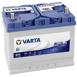 VARTA Аккумулятор  72AH 760A(JIS) клемы 0 (261x175x220) S4 026 EFB(AGM-)