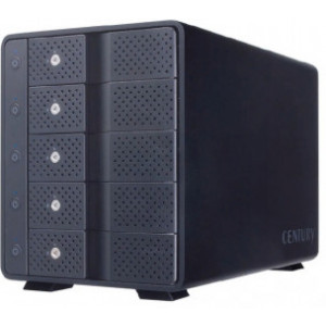  5-Bay SINGLE System External Enclosure Century CRCM535U31CIS, USB3.1 Gen2 to 5xSATA 3.5" 