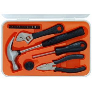 TRUSA scule SPACER SPT-HANDY-17 contine 1xciocan, 1xpatent, 1xsurubelnita, 12 x capete surubelnita, 1 x cheie reglabila