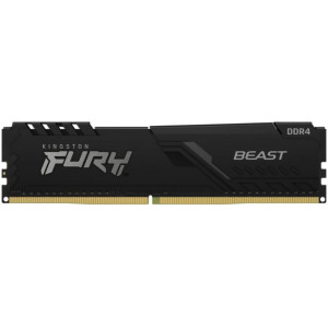 16GB DDR4-3600MHz Kingston FURY Beast (KF436C18BB/16), CL18-22-22, 1.35V, Intel XMP 2.0, Black
