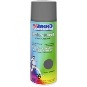 ABRO-MASTER SP-084 Краска-спрей ABRO MASTERS СЕРАЯ 400 мл