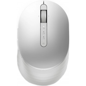 Wireless Mouse Dell MS7421W Premier Rechargeable, Optical, 4000dpi, 2.4 GHz/BT, Platinum Silver