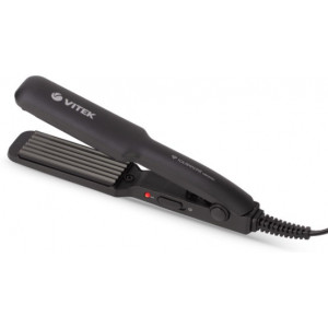 Hair Straighteners VITEK VT-2538, Ceramic coating, swivel cord,  25х66mm floating plate,  heats up to 200?С, black