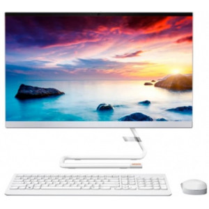 All-in-One PC - 23.8" Lenovo IdeaCentre 3 24ALC6, 23.8 FHD IPS, AMD Ryzen™ 3 5300U, 8GB (2x4) DDR4 RAM, 256GB SSD PCIe NVMe, AMD Radeon™ Graphics, no ODD, HD Cam, LAN, WiFi 11ax  2x2+BT 5.0, Wireless KB&MS, DOS, White, 6.8 kg.