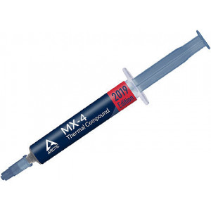 Arctic MX-4 Thermal Compound 2019 Edition 4g with Spatel, Thermal Conductivity 8.5 W/(mK), Viscosity 870 poise, Density 2.50 g/cm3