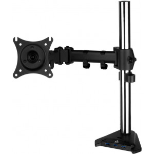 Arctic Z1 Gen 3 Monitor Arm for 1 monitor, up to 38", +/-15° tilt; 180° swivel; 360° rotate, VESA: 75x75, 100x100, 4-port USB hub, Table thickness max 60mm, Max load capacity 15Kg (suport de masa pentru monitoare)