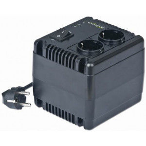 EnerGenie EG-AVR-0501, 500VA (300W), Automatic AC voltage regulator and stabilizer, 2x Schuko outlets