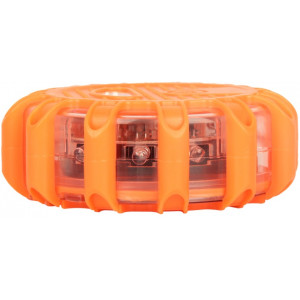 SemnalizatorAuto de urgenta si lanterna LED Tellur Basic, 3 x AAA, magnetic, portocaliu