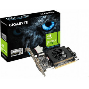 BIOSTAR GeForce GT710  2GB GDDR3, 64bit, 954/1333Mhz, 1xVGA, 1xDVI, 1xHDMI, Single fan, Low profile, Retail (VN7103THX6)