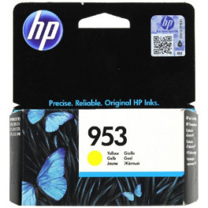 HP 953 Yellow Original Ink Cartridge; (for HP OfficeJet Pro 7720, 7730, 7740, 8710, 8720, 8725, 8728, 8730, 8740, 7740, 8218, 8715, 8718, 8719)