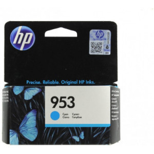 HP 953 Cyan Original Ink Cartridge; (for HP OfficeJet Pro 7720, 7730, 7740, 8710, 8720, 8725, 8728, 8730, 8740, 7740, 8218, 8715, 8718, 8719)