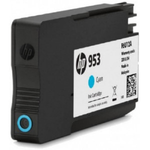 HP 953 Cyan Original Ink Cartridge; (for HP OfficeJet Pro 7720, 7730, 7740, 8710, 8720, 8725, 8728, 8730, 8740, 7740, 8218, 8715, 8718, 8719)