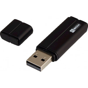 32GB USB2.0 MyMedia (by Verbatim) MyUSB Drive Black, Classic compact design with cap to protect USB connector DataTraveler G4 White/Red, (Read 18 MByte/s, Write 10 MByte/s)