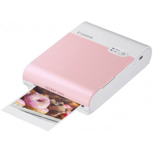 Compact Portable Printer Canon Selphy Square QX10 PinK, 287x287dpi, 3 ink,  approx. 43 sec, Built-in Battery,  Wi-Fi, USB, Dim. 102,2 x 143,3 x 31,0 mm, 445gr.,  Sticker paper 72x85 mm, 68x68 mm printable area,(10 pcs in set), Media: XS-20L 20 pages