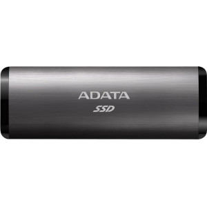 1.0TB (USB3.2/Type-C) ADATA Portable SSD SE760 Titanium (122x44x14mm, 95g, R/W:1000/800MB/s)
