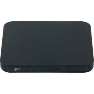 External DVDRW Drive LG GP95NB70, Portable Slim, DVD Super Multi DL: CDR/RW +24x/-24x, DVDR+8x/-8x, RW+6x/-6x, DL+6x, RAM 5x, USB2.0 + OTG, Black, Retail