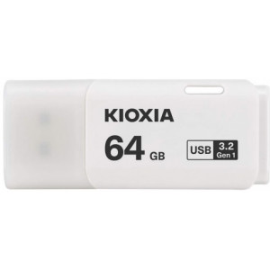 64GB USB3.2 Kioxia (Toshiba) TransMemory U301 White, Plastic, Small design (Read 70 MByte/s, Write 20 MByte/s)