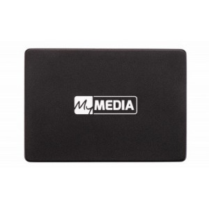 2.5" SSD 256GB MyMedia (by Verbatim), SATAIII, Sequential Reads: 520 MB/s, Sequential Writes: 450 MB/s, Maximum Random 4k: Read: 31,000 IOPS / Write: 68,000 IOPS, Thickness- 7mm, Aluminium Alloy, 80TB TBW, 3D NAND TLC