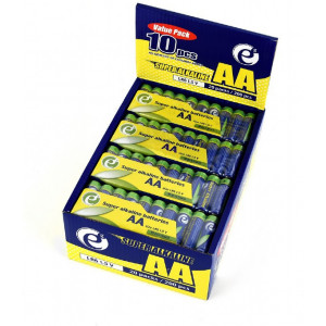 Gembird Super alkaline AA batteries, 10-pack