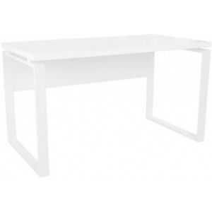 Masa B-120~(120 x 60cm)  alb + cadru alb