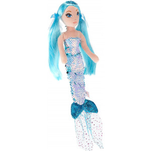 TM INDIGO - sequin aqua mermaid 27 cm