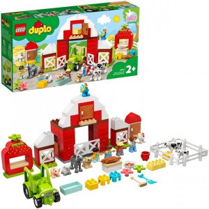 Constructor LEGO DUPLO Town 10952 Фермерский трактор, домик и животные