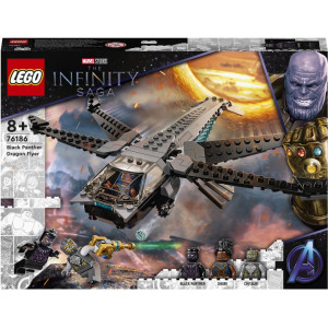 Constructor LEGO Super Heroes Корабль Чёрной Пантеры «Дракон» 76186