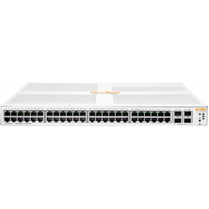 Aruba Instant On 1930 48G 4SFP+ Switch, 48-port RJ-45 10/100/1000 ports, Layer 2 switching, 4-SFP+ 100/1000/10000 Mbps ports, VLANs, IGMP Snooping, link aggregation trunking, DSCP QoS policies STP/RSTP